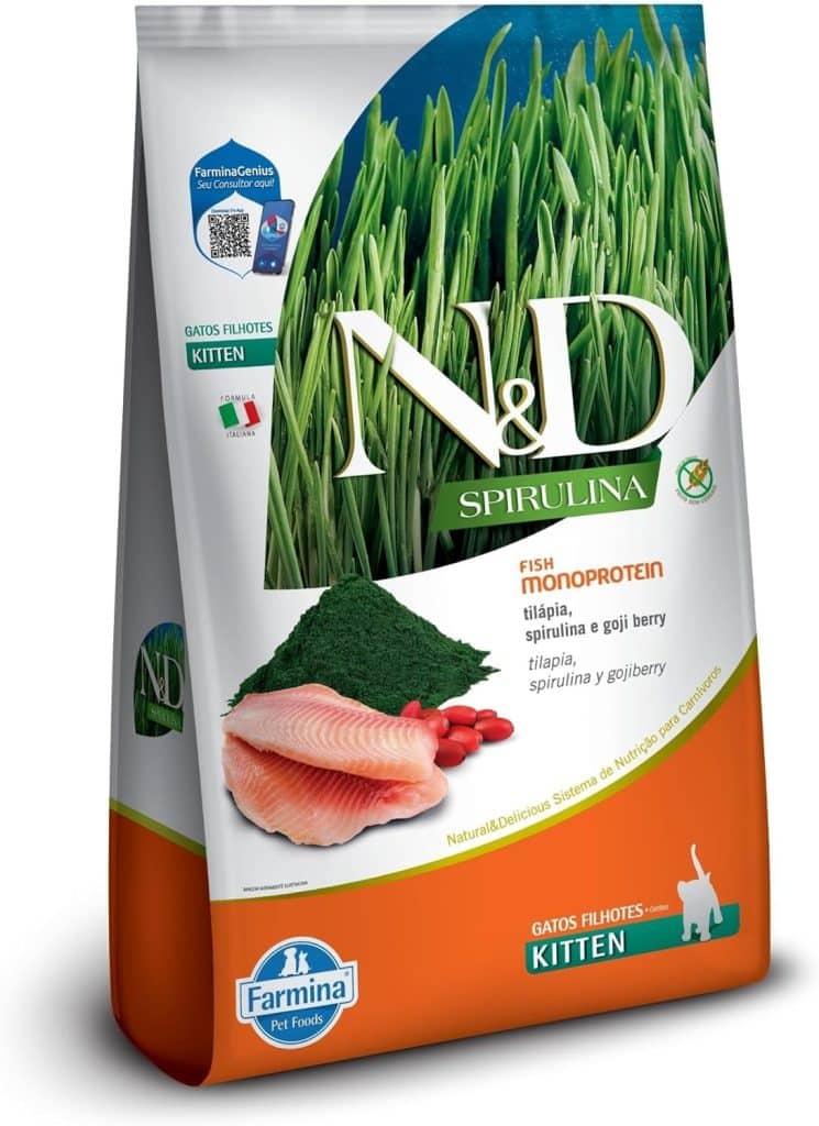 N&D Spirulina para Gatos Filhotes – 1,5 kg