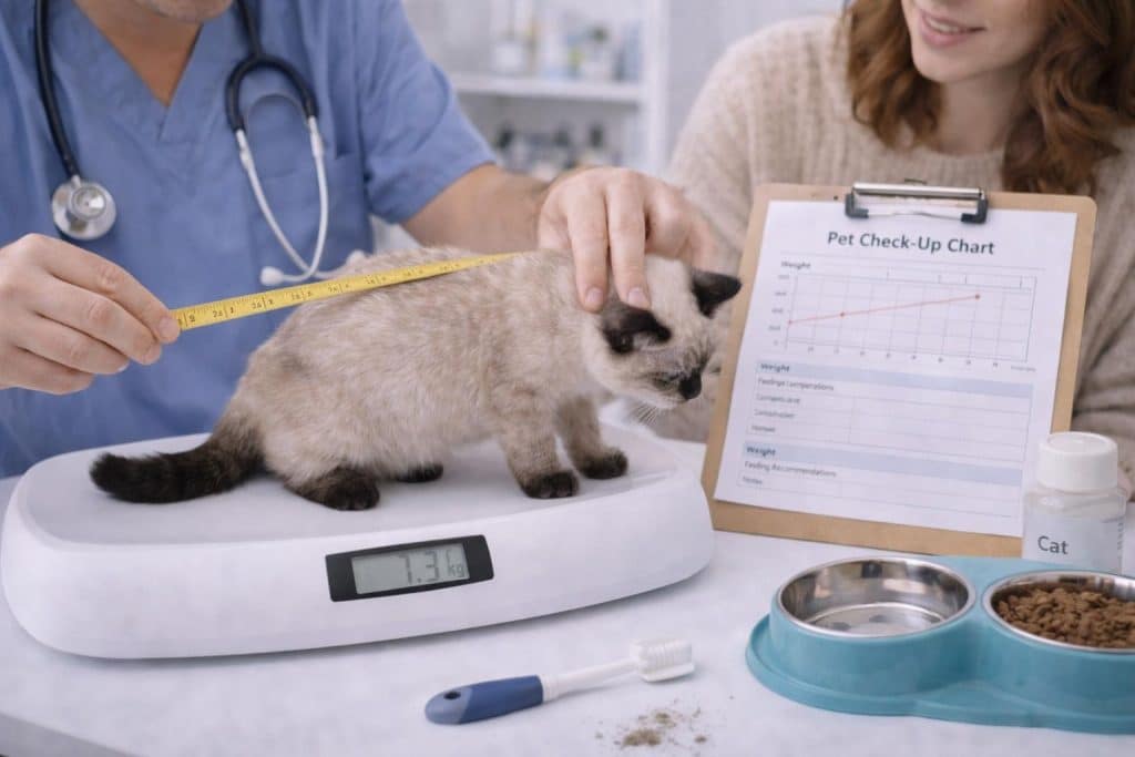 Monitoramento do crescimento, nutrição e check‑up contínuo