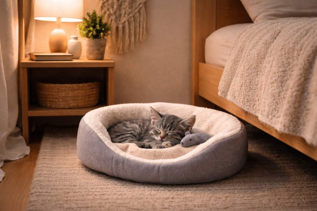 Onde o filhote deve dormir dentro de casa