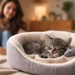 Filhote de gato pode dormir sozinho? Veja como adaptar o filhote à noite