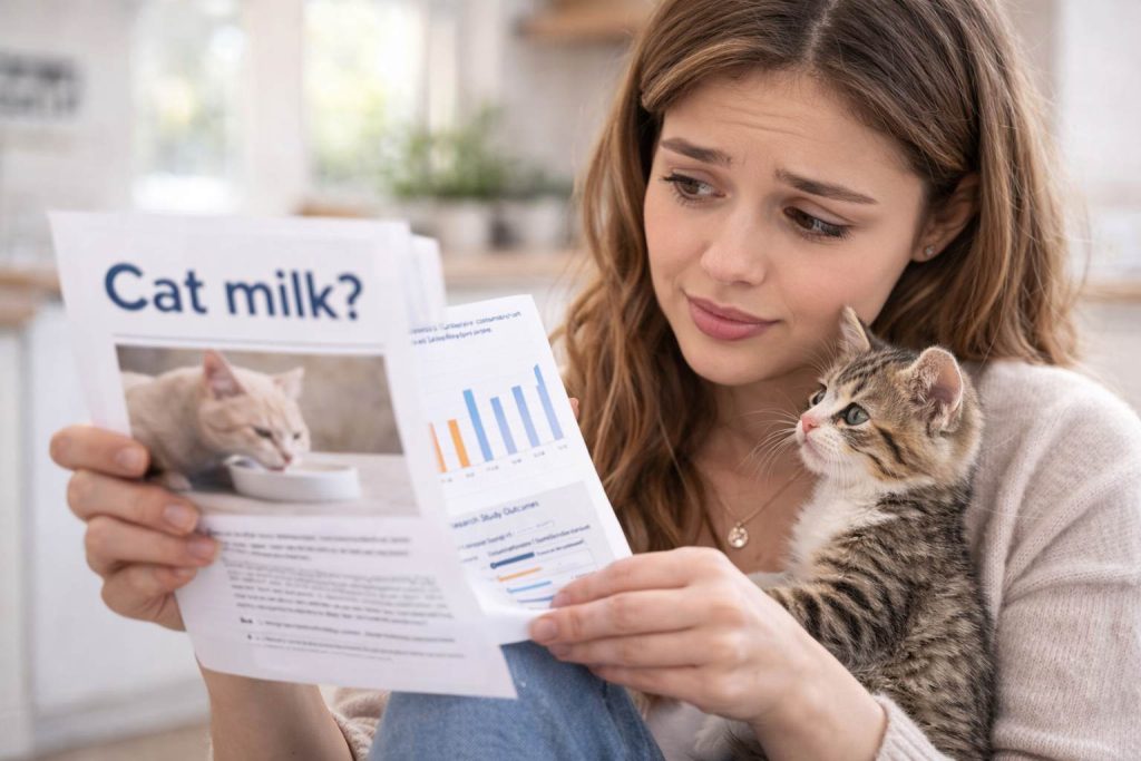 Filhote de gato pode beber leite: o que a pesquisa mostra