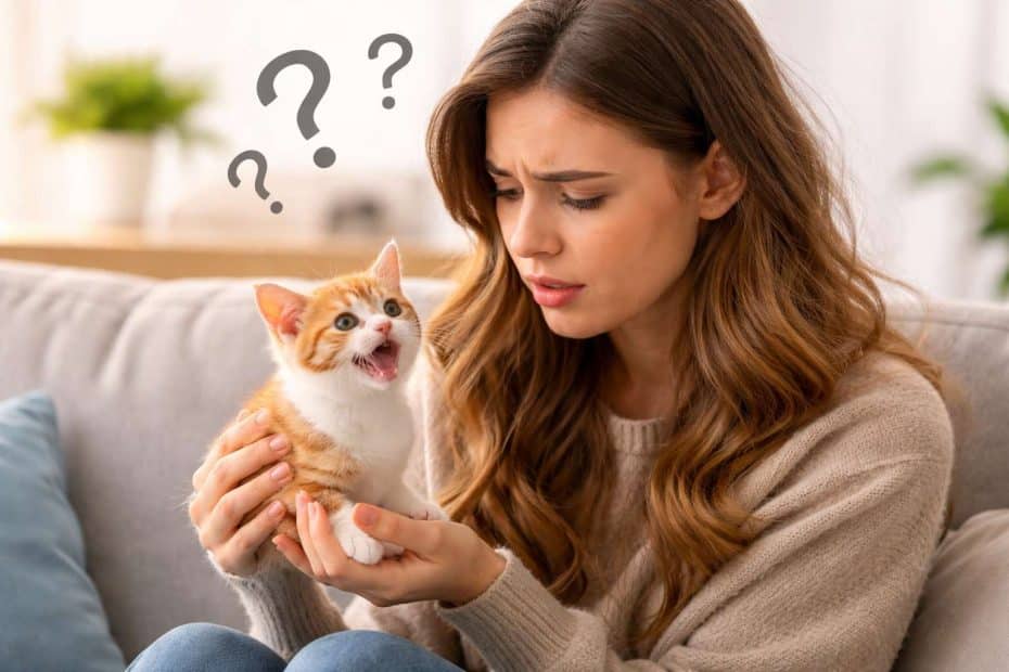 Filhote de Gato Miando Muito: Causas e Soluções