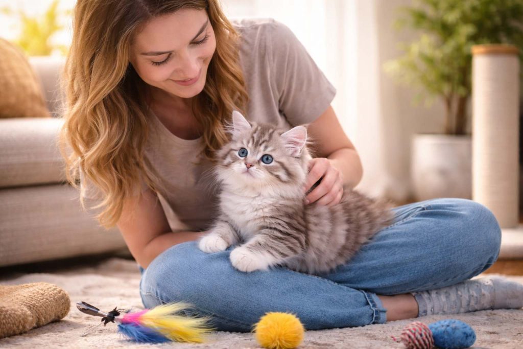 Vale a pena ter um filhote de gato siberiano?