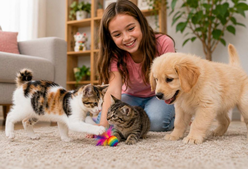 Convivência com crianças e outros pets