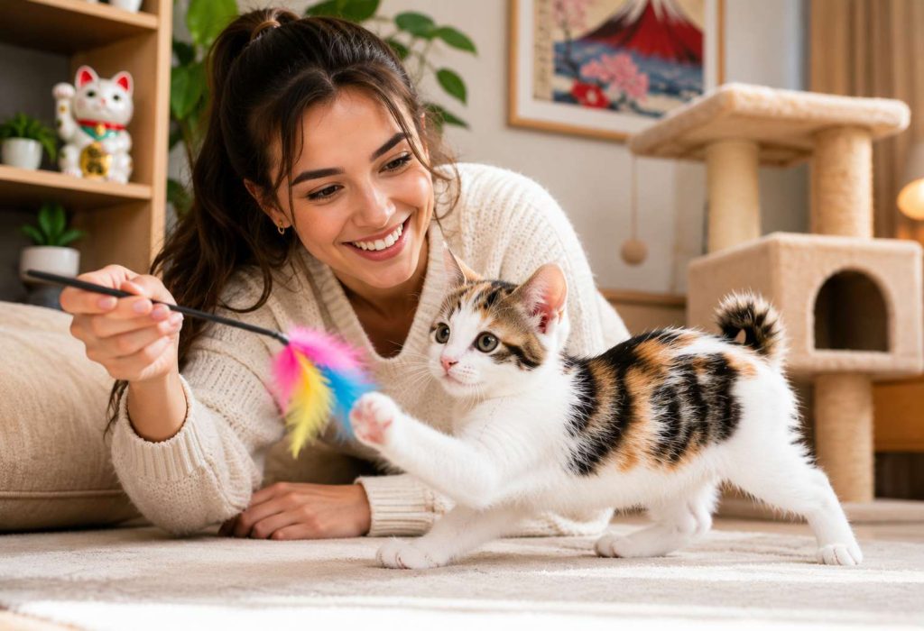 Temperamento: seu gato inteligente e brincalhão