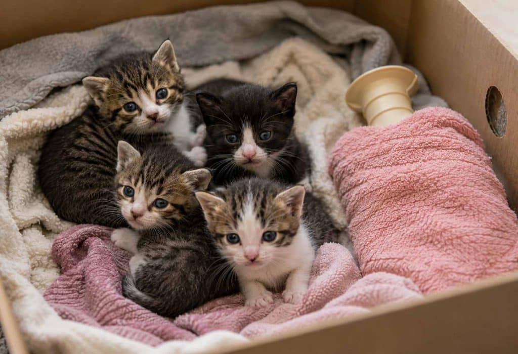 O que NÃO fazer ao encontrar uma ninhada de gatos